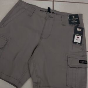 U.S. Polo Assn. Men's Tan Cargo Shorts